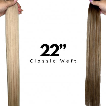 Premium Classic Weft extensions 22" 50g